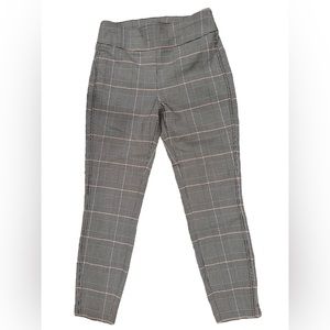 New York & Company 7th Ave, Pull-On Slim-Fit, Houndstooth with Pink, Size M